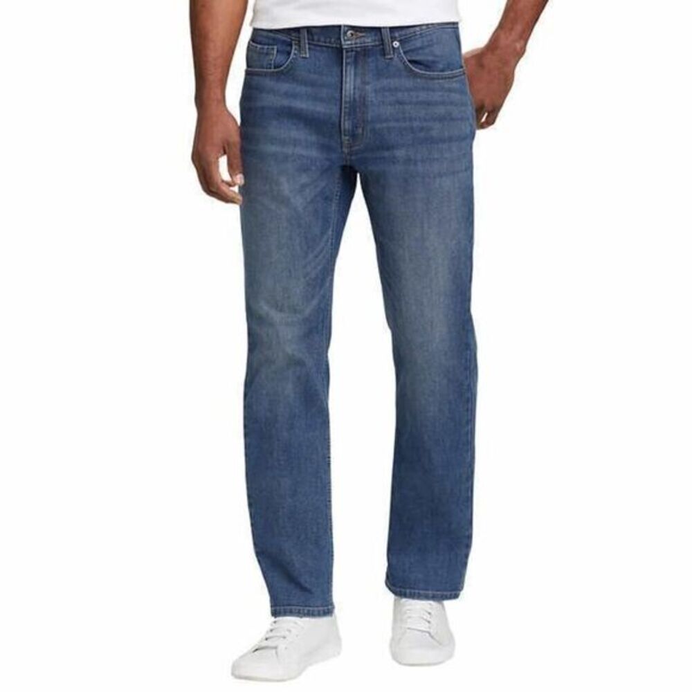 Eddie Bauer‎ Men's Classic 5-Pocket Straight Fit Jeans Blue 40" X 30" New